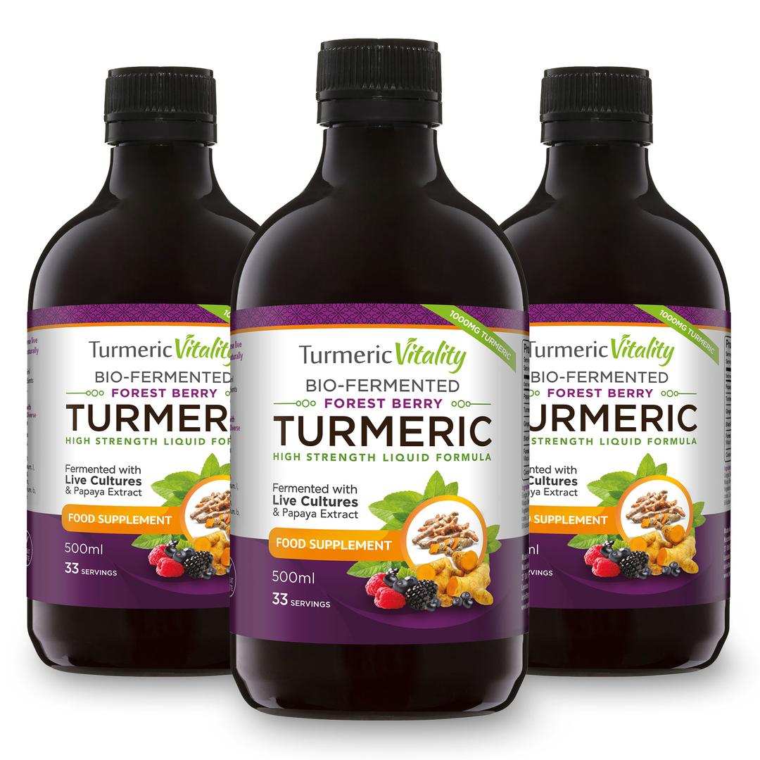Bio-fermented Turmeric (Forest Berry) 3-Pack