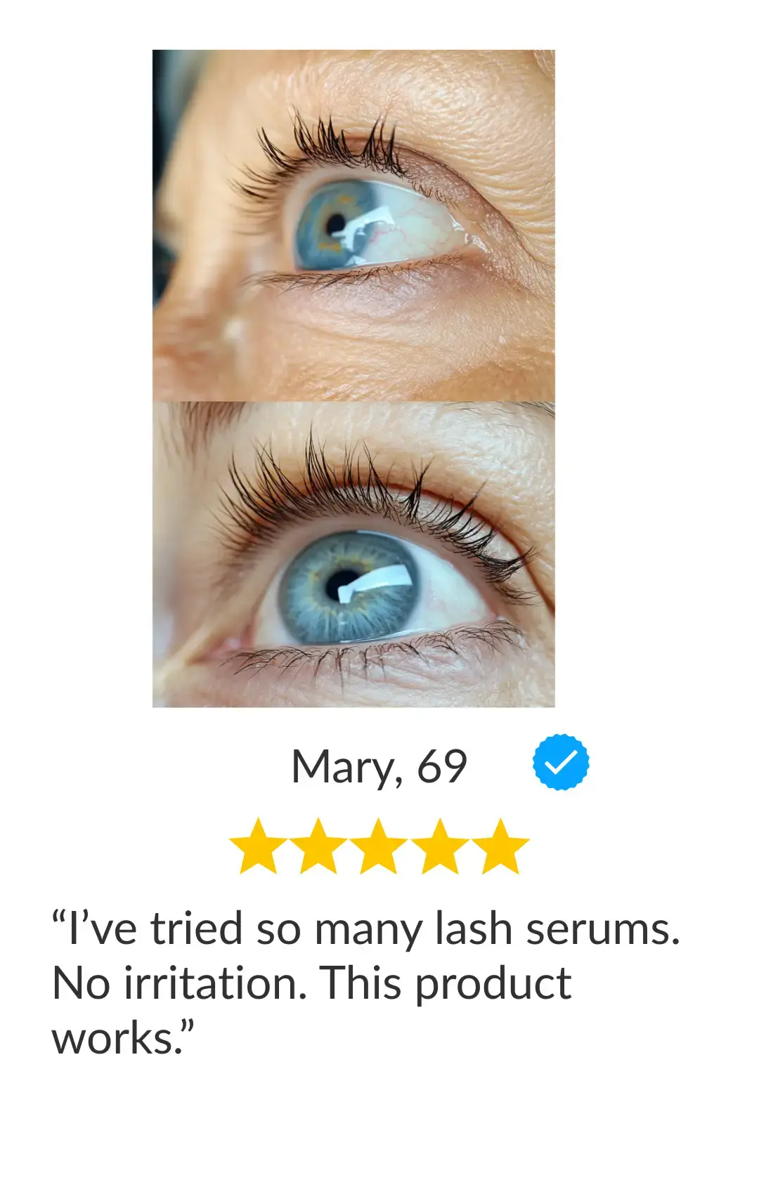 picture before and after eyelashes, after lashes appear longer