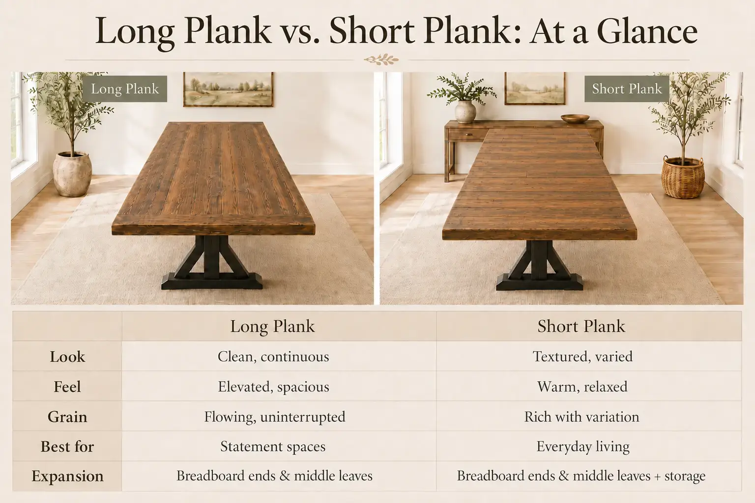 Long Plank vs. Short Plank Graphic