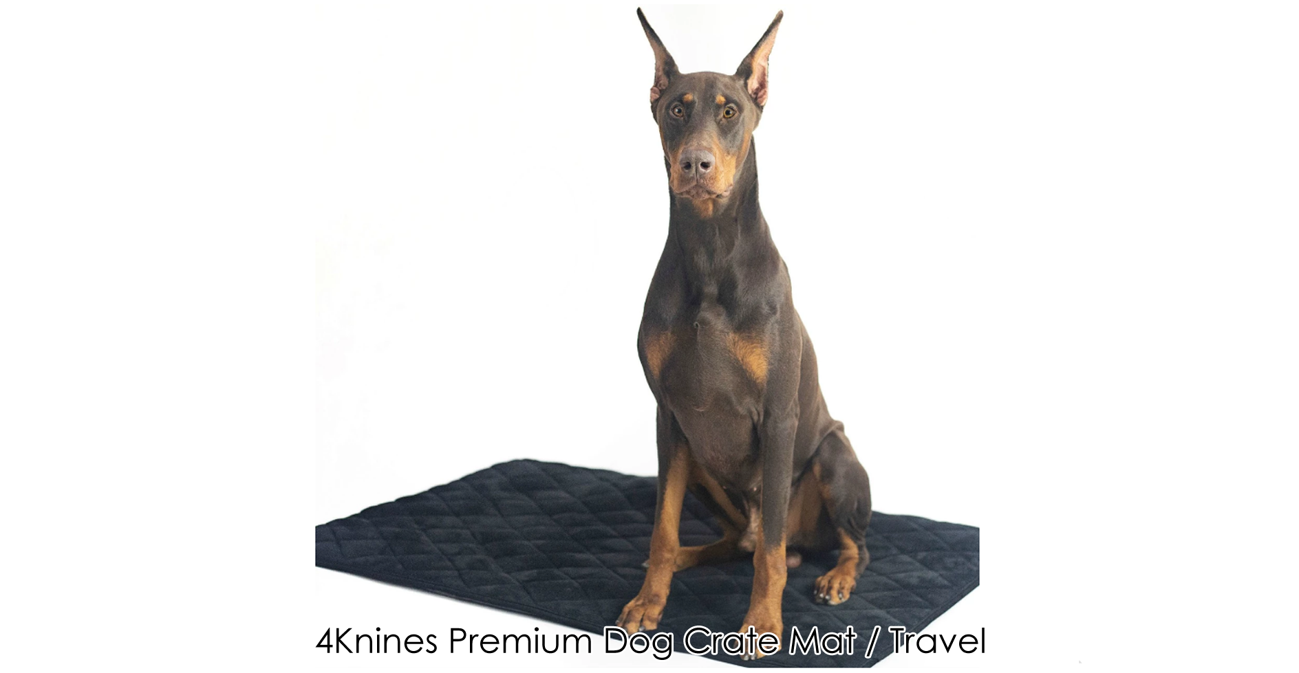 4Knines Premium Dog Crate Mat / Travel Bed