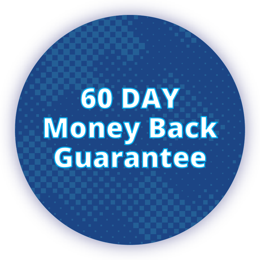 60 day money back guarantee 