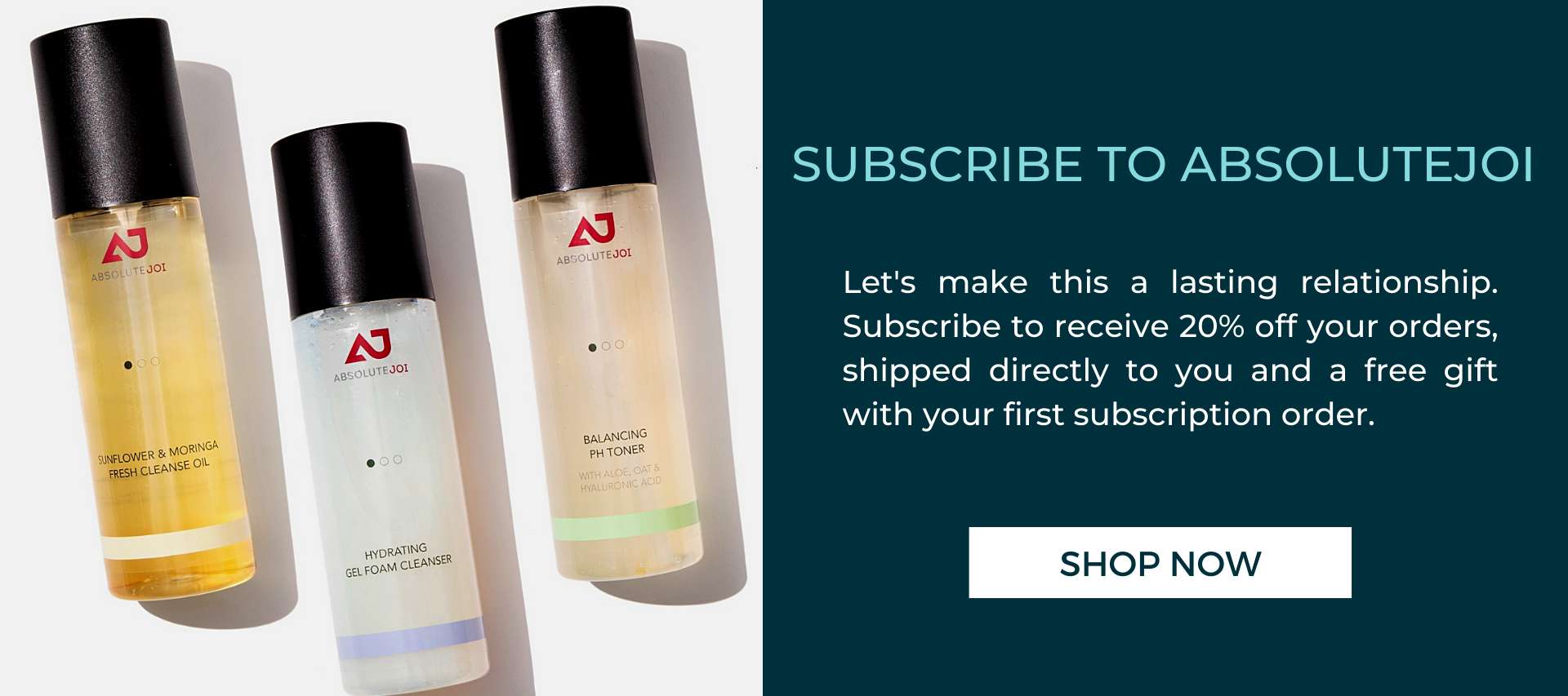 Skin Care Subscription Banner