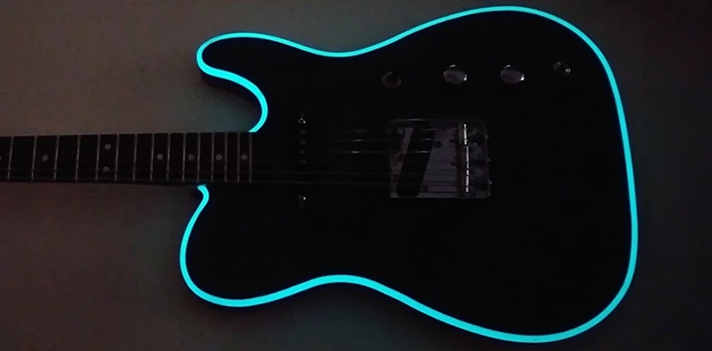 glow in the dark telecaster guitar