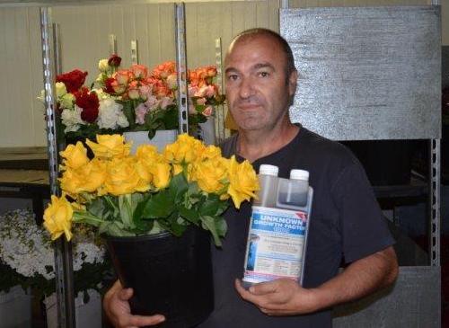 Rob Russo with Flowers