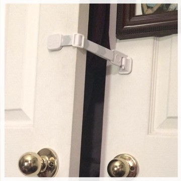 double door latch to keep dogs out of cat food