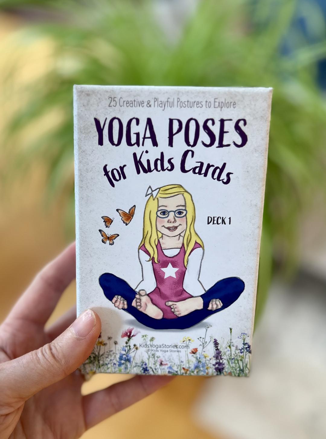Yoga Poses for Kids Cards (Deck One)