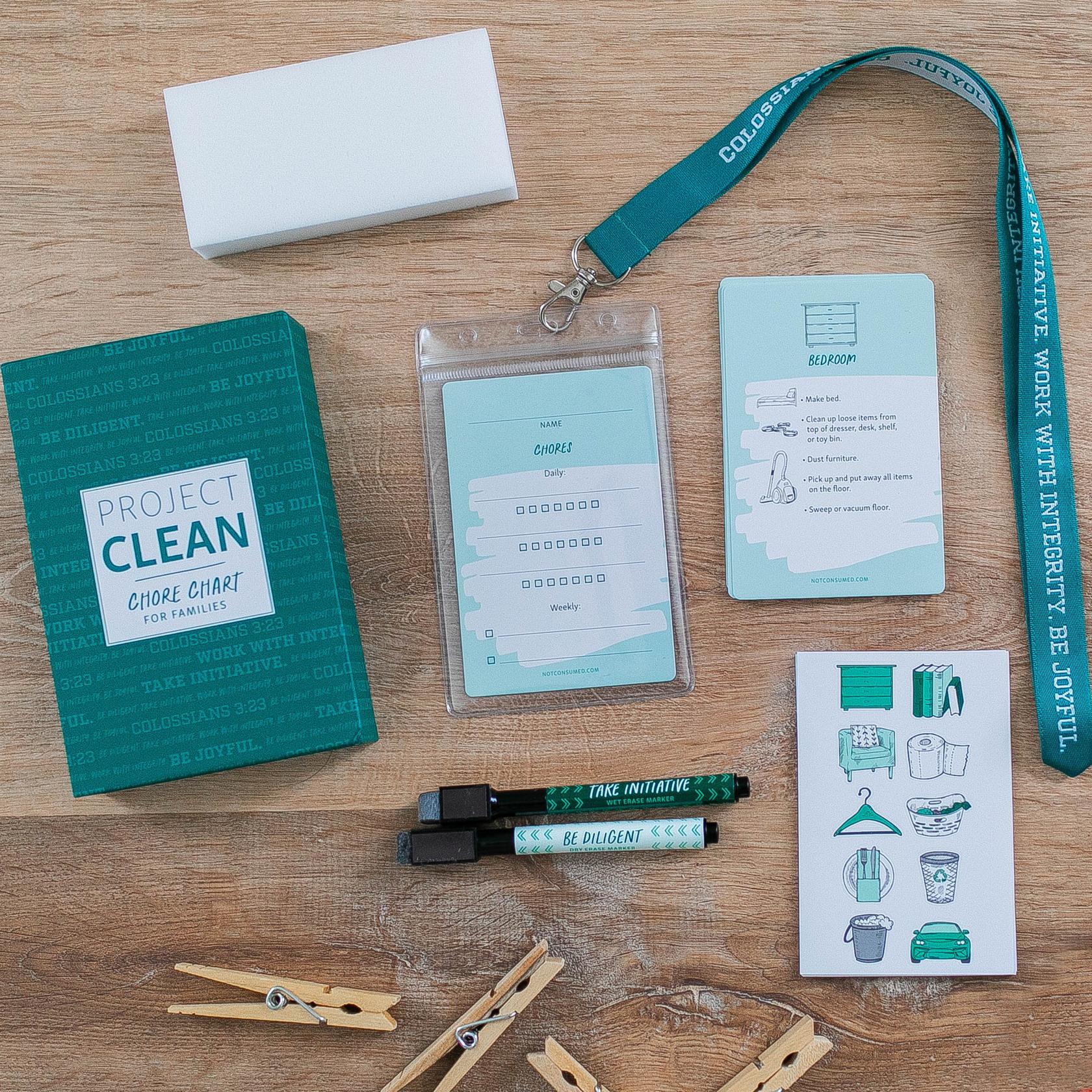 Project Clean: Chore Chart Pack