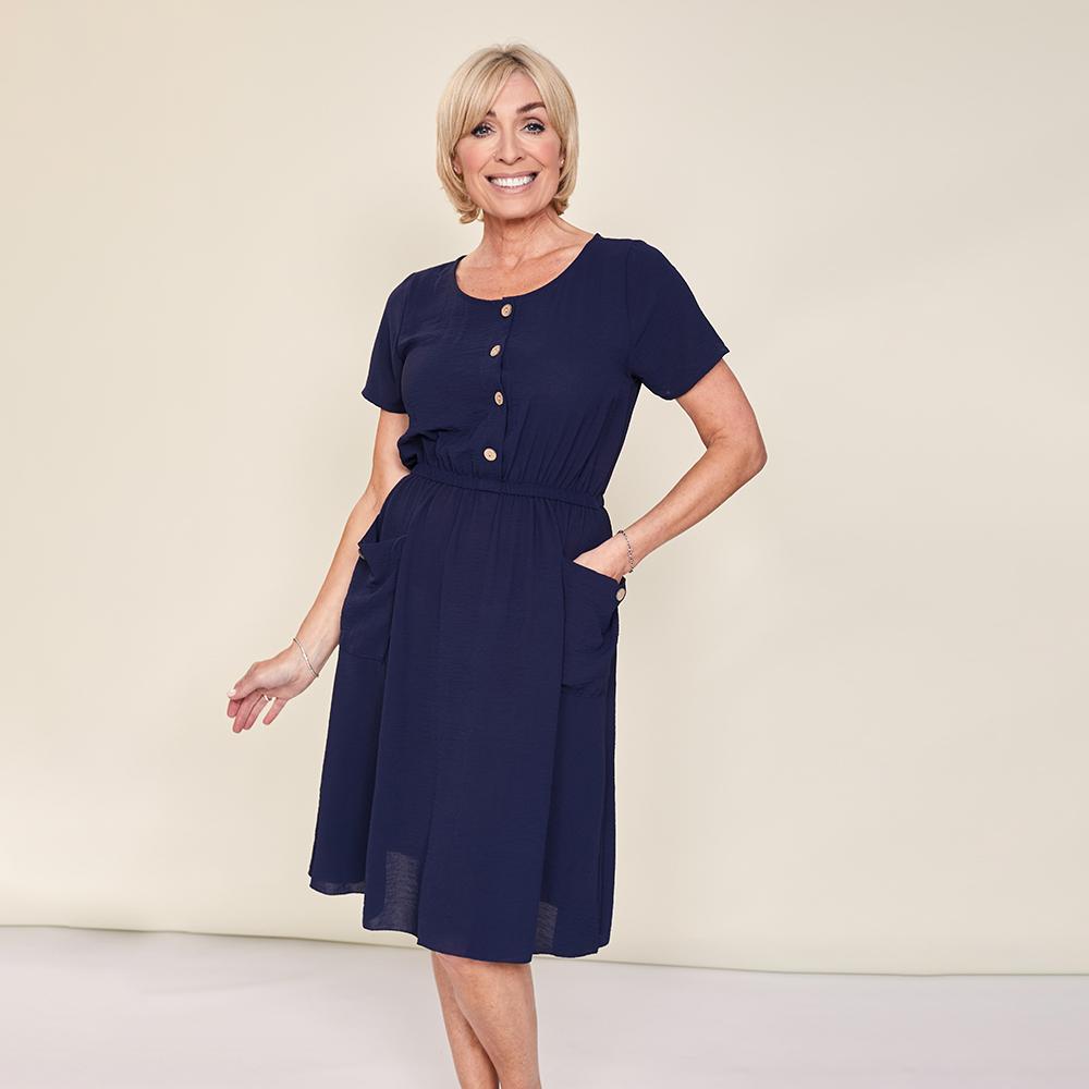 Kelly Dress (Navy)