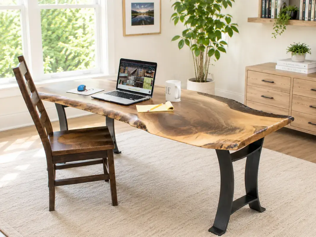 Live Edge Custom Desk