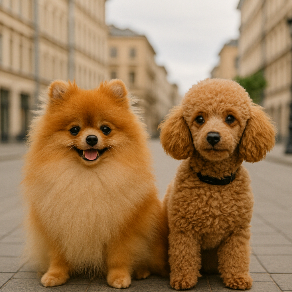 Pomeranian vs Toy Poodle