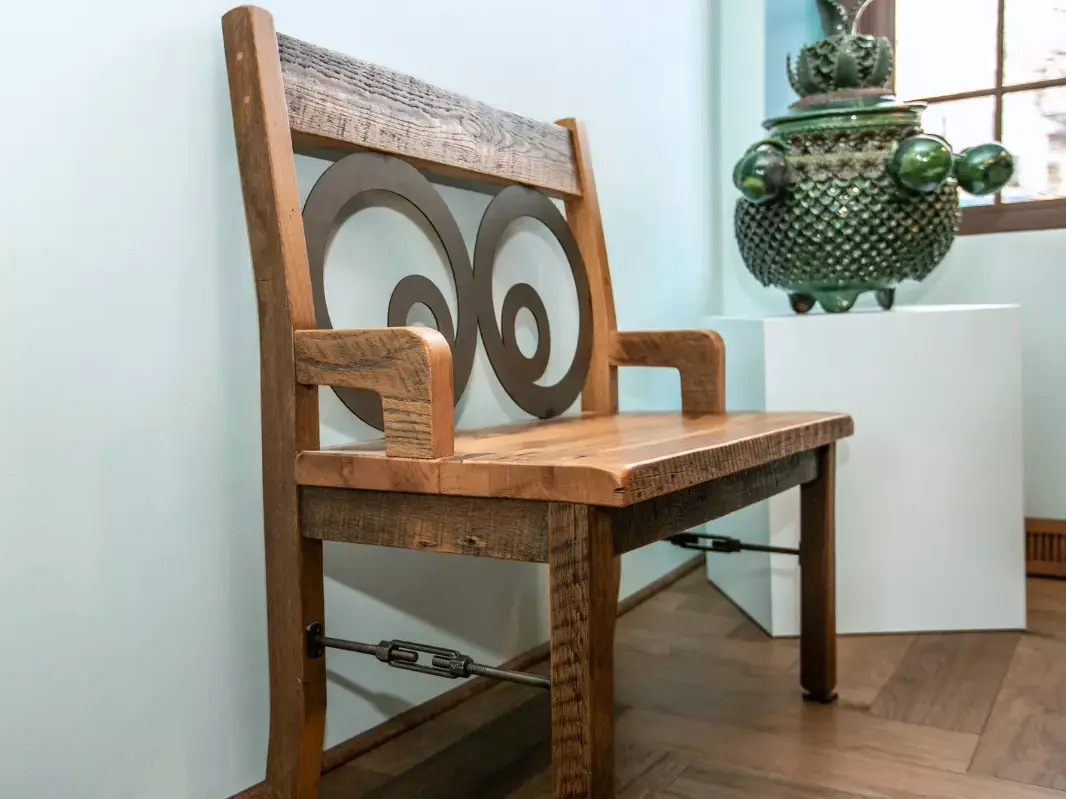 Southwest Style Bench, Reclaimed Wood