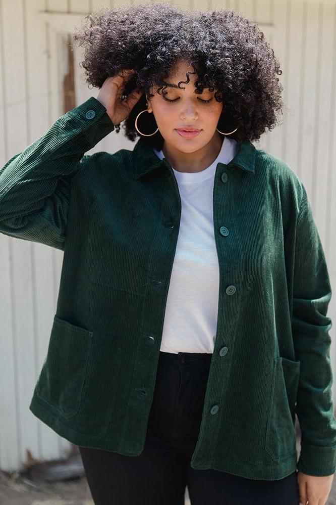 Field Chore Coat Forest Corduroy