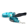 The Big Apple AirTag Collar and Leash in Blue