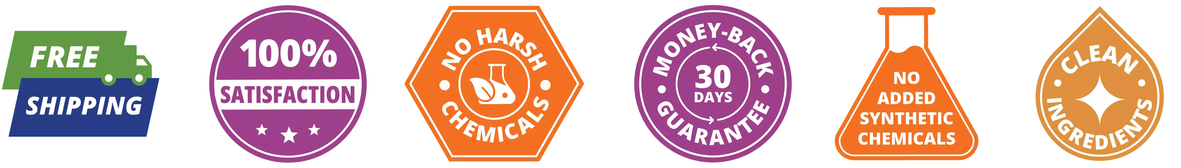 Free shipping in USA, 30 days money back guarantee, No additives or binders, Not tested on animals