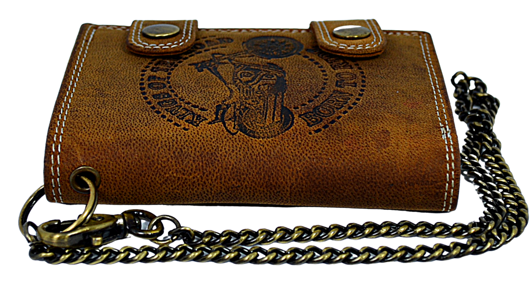 Till Burry - Mens designer bifold wallet - Reindeer Leather