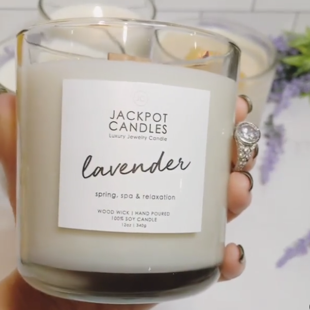 lavender candle