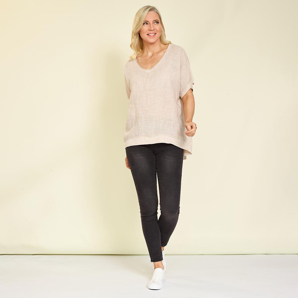 Sutton Top (Beige)