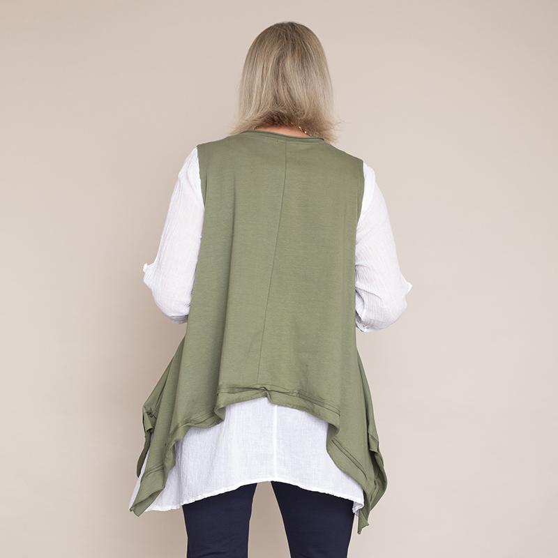 Brenda Two Piece Top (Khaki)