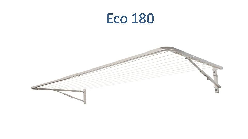 eco 180 fold down clothesline 1600mm wide deployed