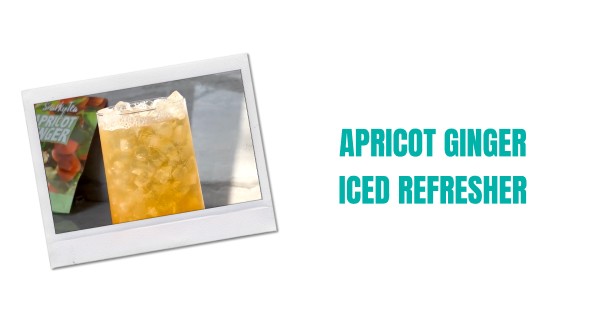 Apricot Ginger Iced Refresher
