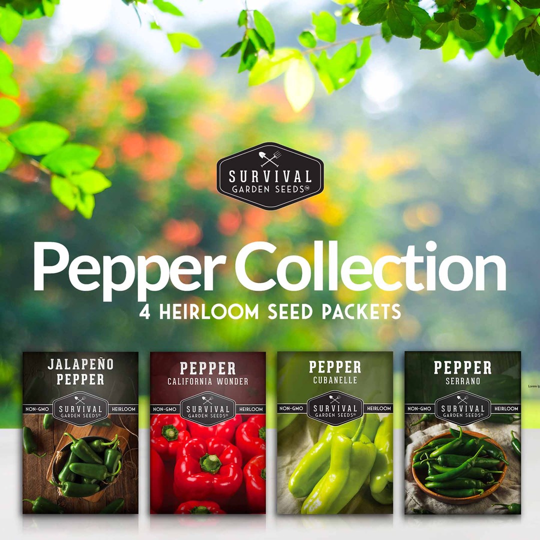 Pepper seed collection - hot and sweet pepper seeds