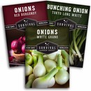3 packets of heirloom short day onion seeds