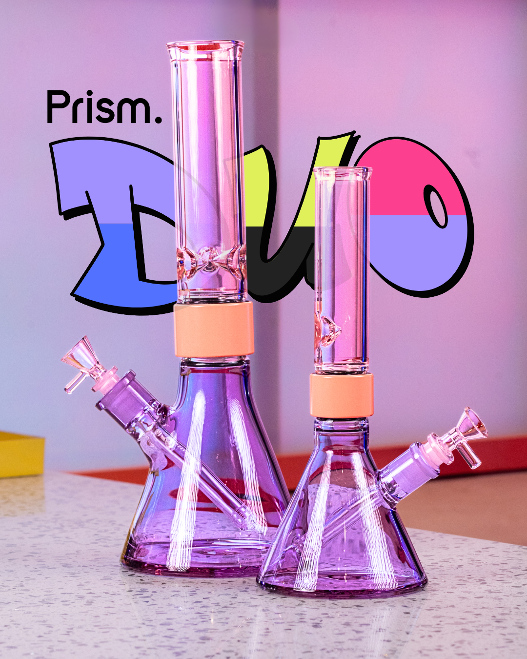 Prism x Jane West Twenties MINI Beaker disassembled