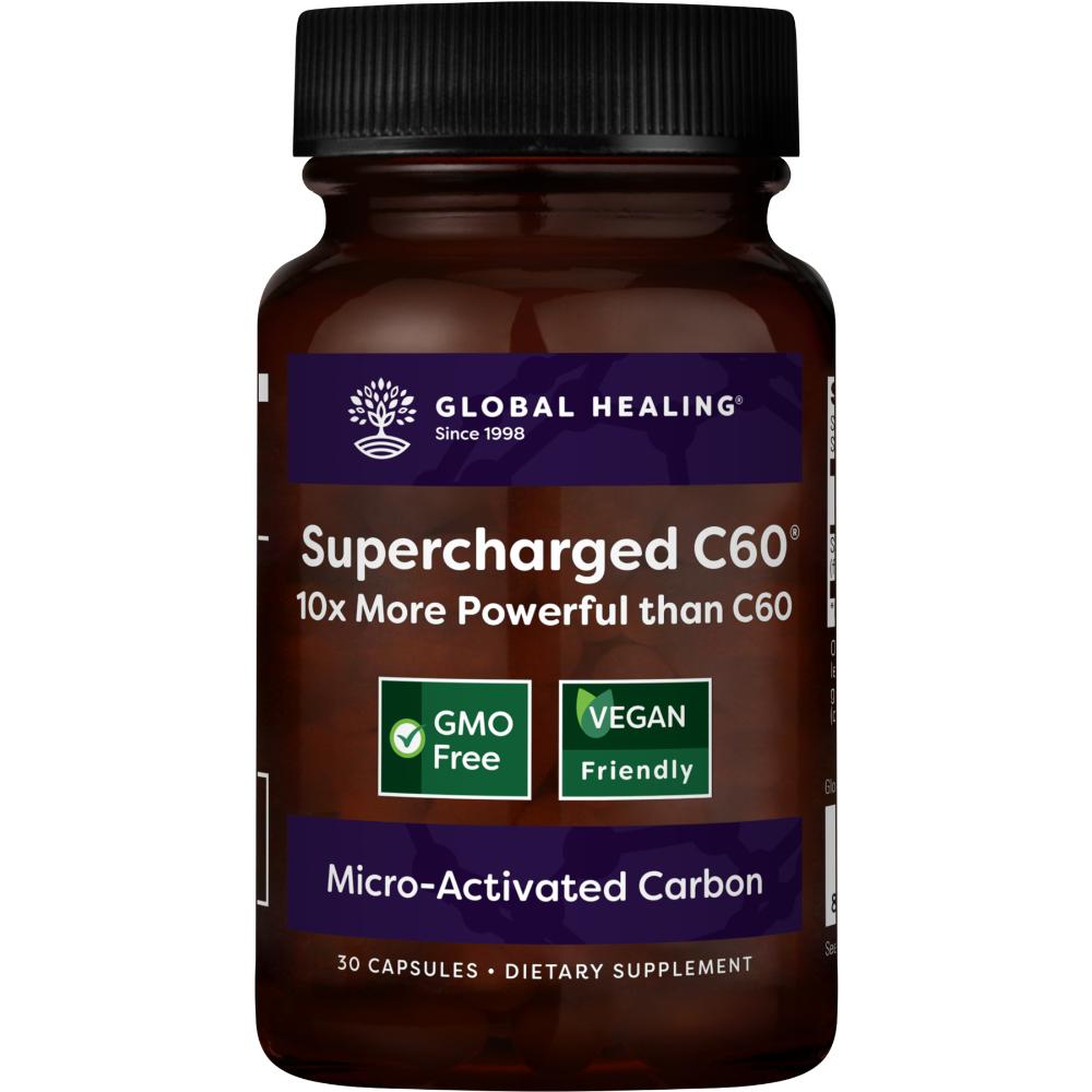 Global Healing Supercharged C60 Micro-Activated Carbon Bottle