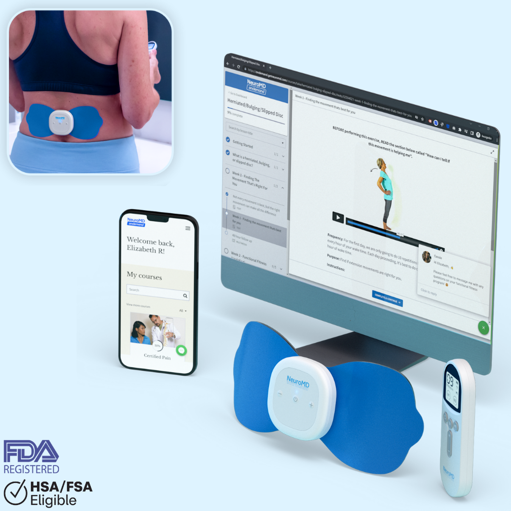 NeuroMD® Provides LongTerm Back Pain Relief & Improved Muscular Healt