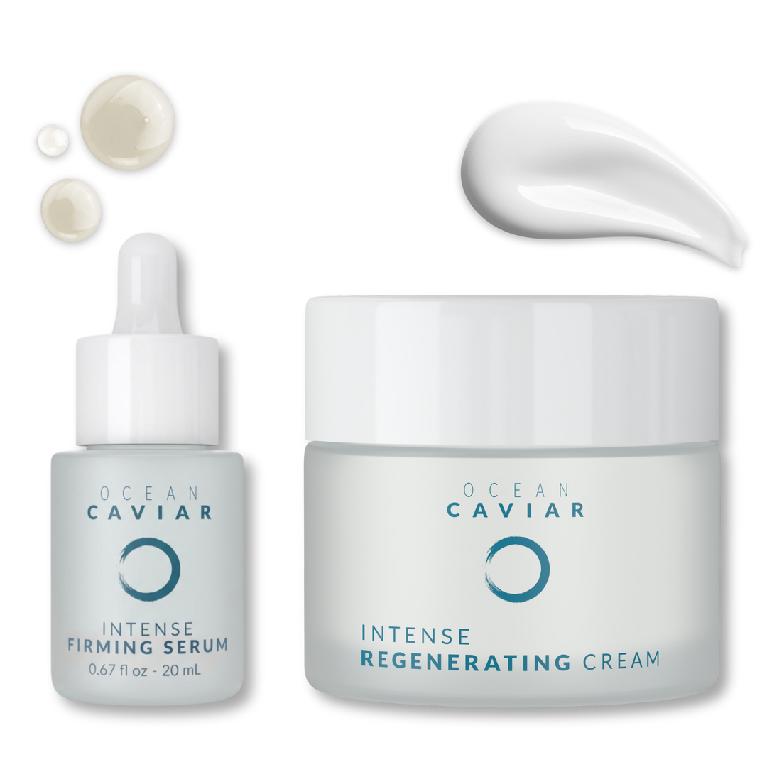 Caviar Face Cream and Firming Oil Set