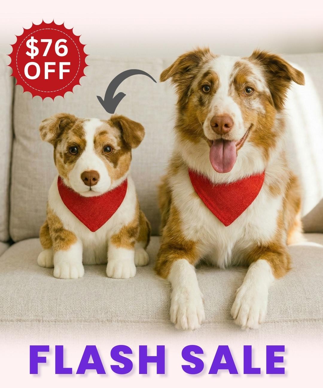 custom stuffed animal plush from photos as a memorial gift