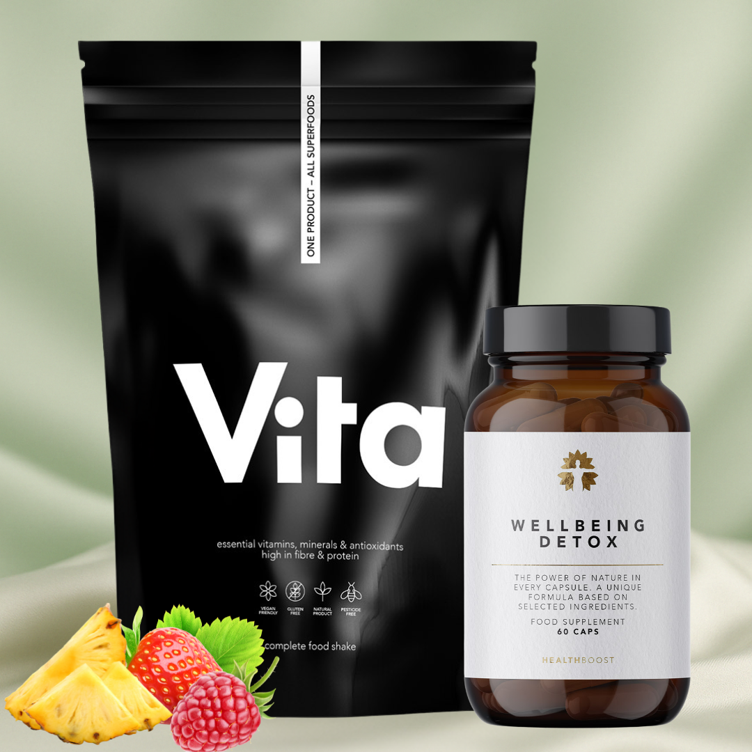 SET: WellBeing Detox + Vita Shake - Natural Food