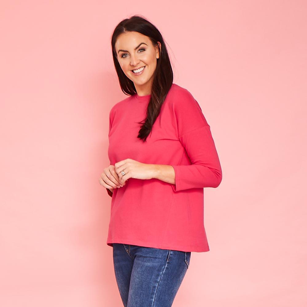 Riley Top (Fuschia Pink)