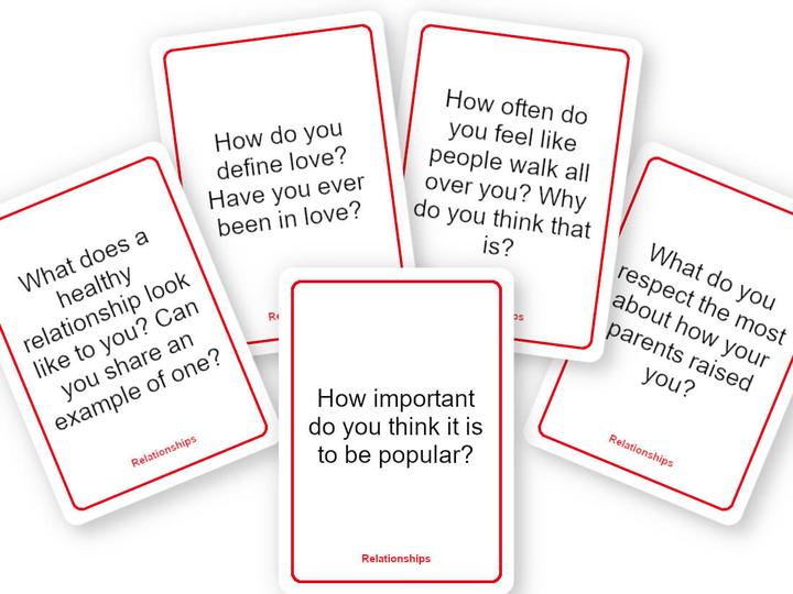 TEENS Pack – Talking Point Cards