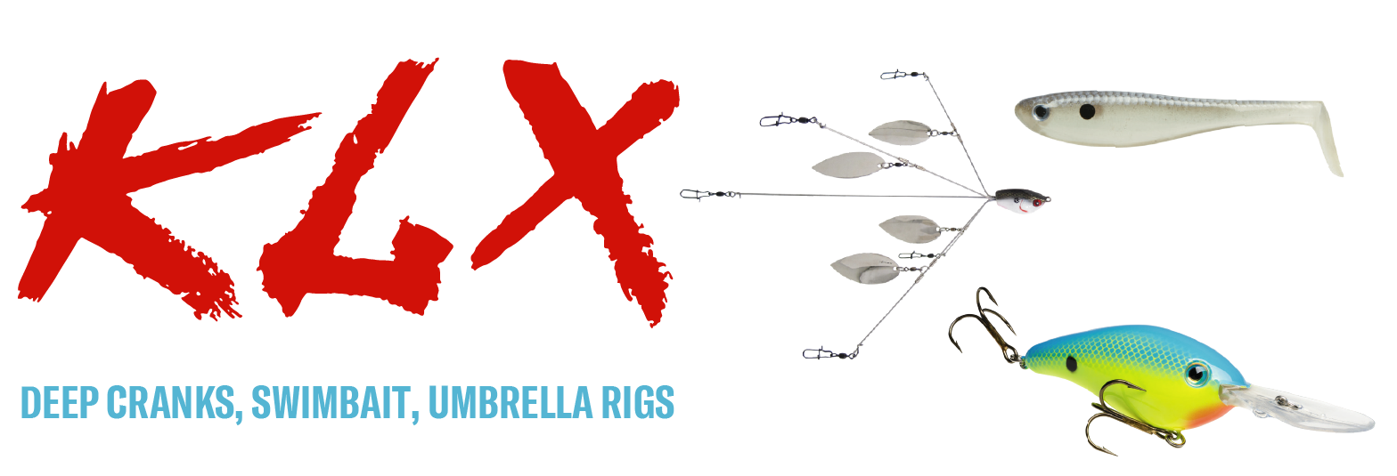 KLX Deep Cranks, Swimbait, Umbrella Rigs Casting Rods KISTLER Fishing