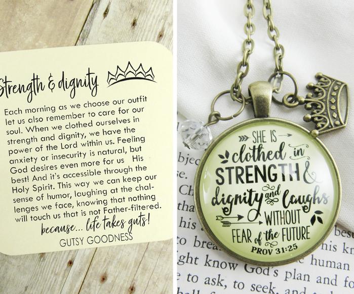 Faith Jewelry | She Is Clothed In Strength & Deep Waters Gutsy Goodness Bundle