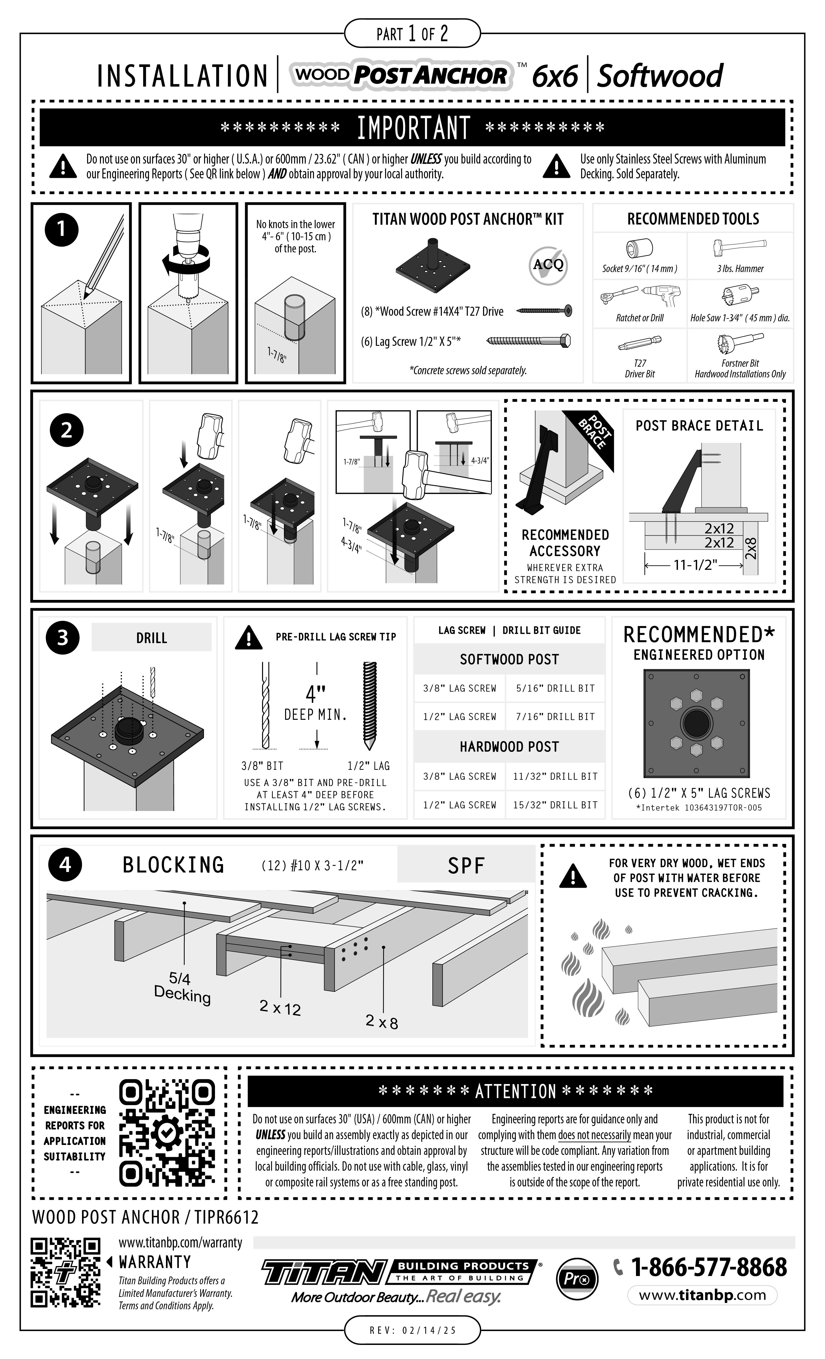 6x6 Post Anchor Instructions