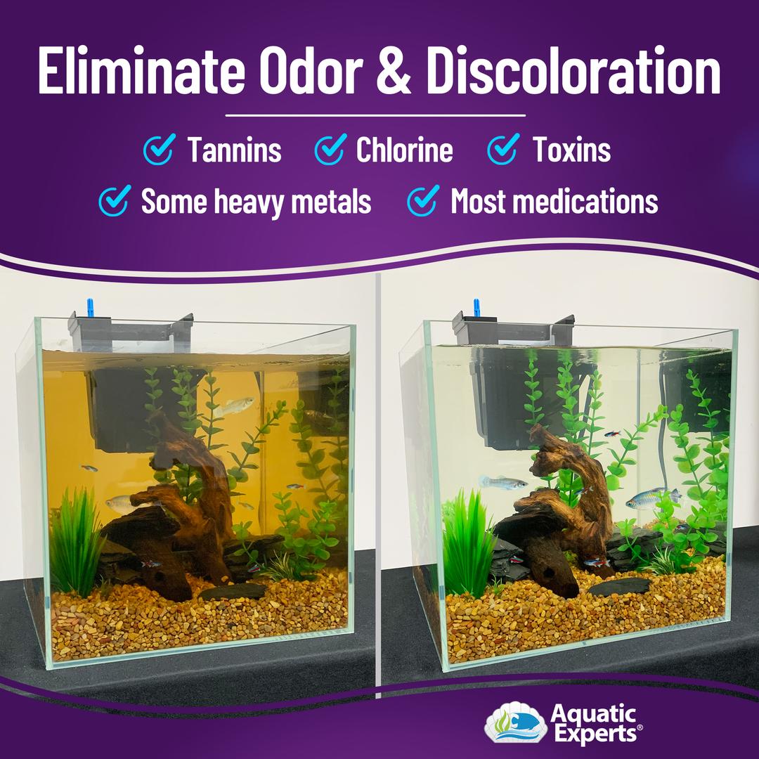 Carbon-Infused Filter Pad  Activated Carbon Pad for Fish Tank Filters –  Aquarium Co-Op