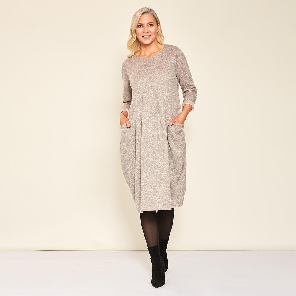 Luanne Dress (Beige)