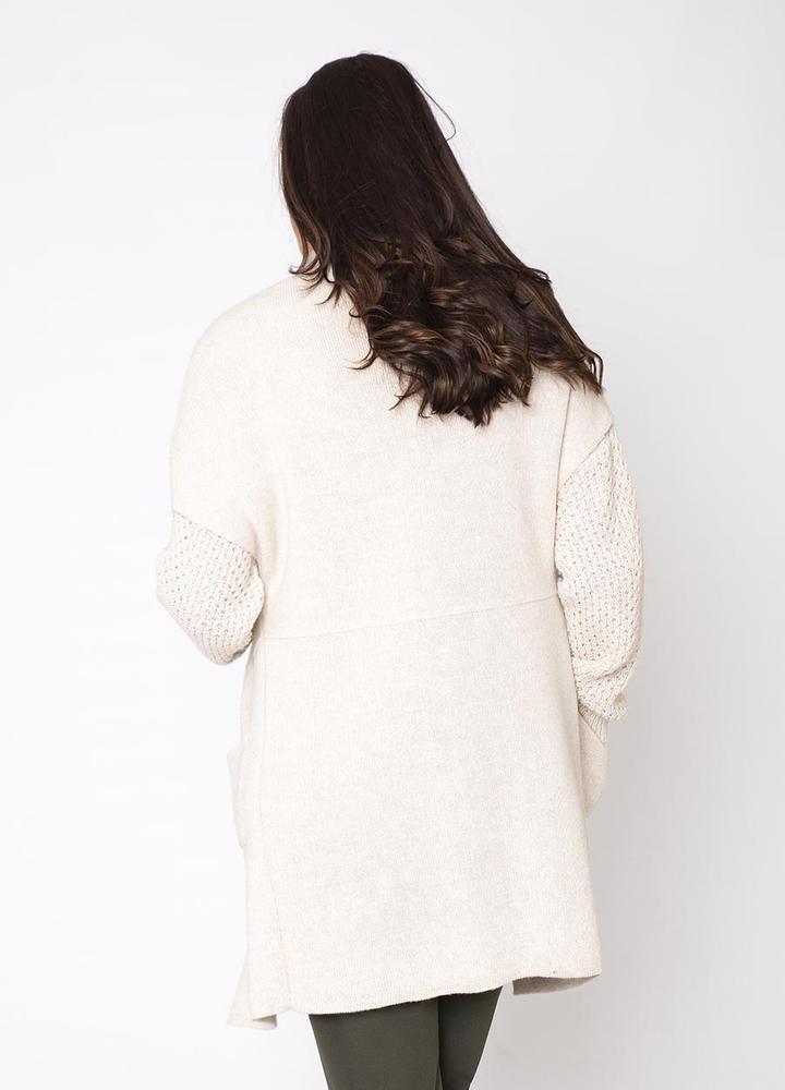 Patch Pocket Gilet in Beige