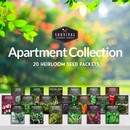 Apartment Seed Collection 20 heirloom plants for container gardening