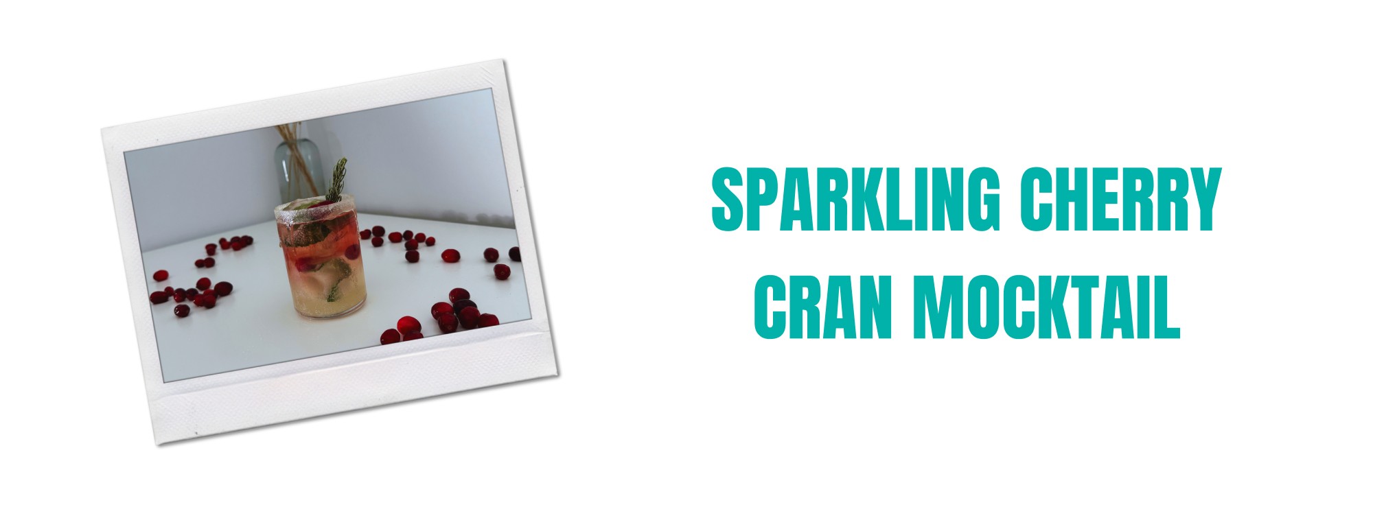Sparkling Cherry Cran Mocktail