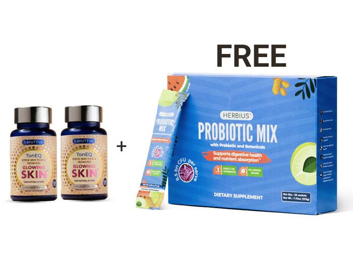 One bottle of Clearizy supplement free with two bottles of TonEQ supplement