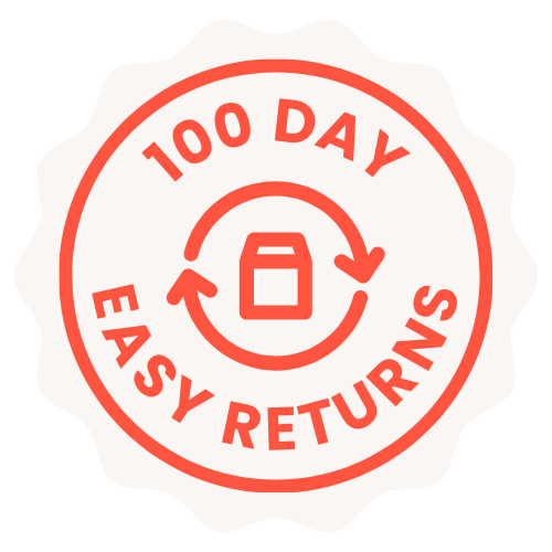 Icon representing 100 day money back return policy