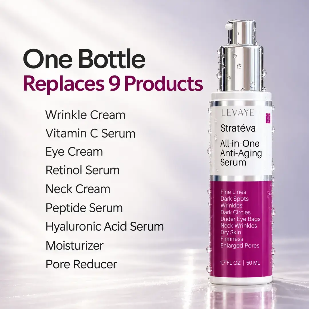 Strateva RX replaces your entire skincare routine in one bottle