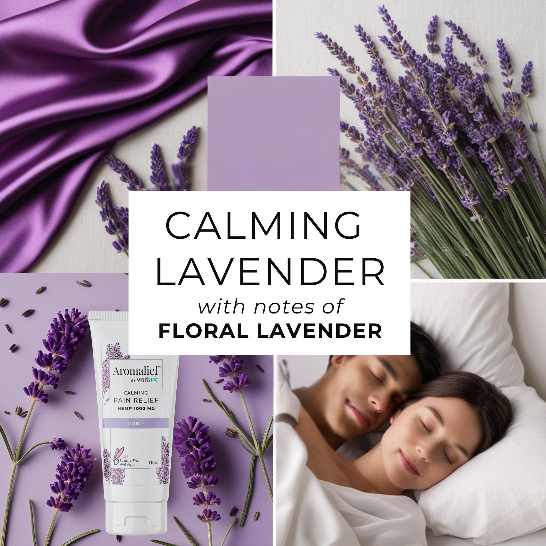 Lavender Pain Relief Mood Board