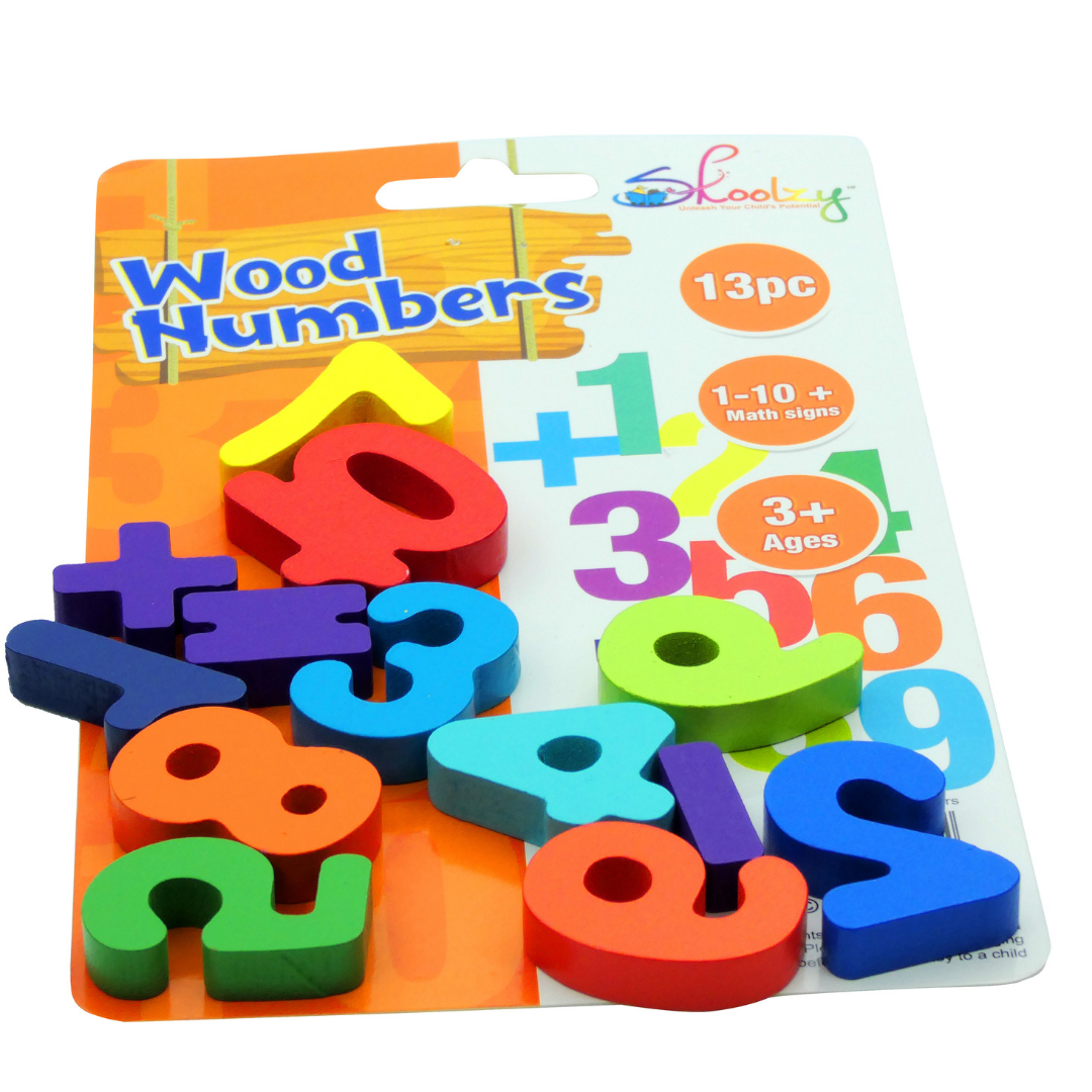 Rainbow Wooden Number Puzzle for Kids Age 3 4 5 Year OldSK 047