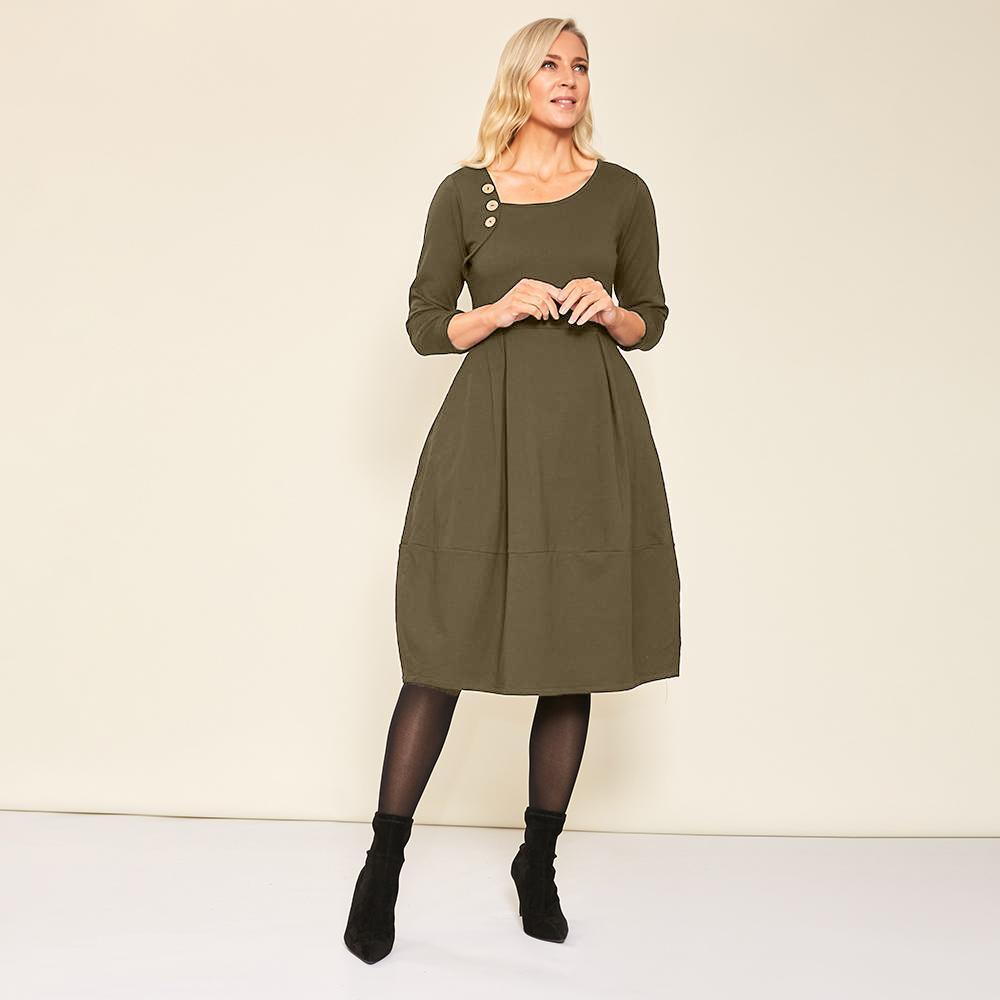 Eve Dress (Khaki)