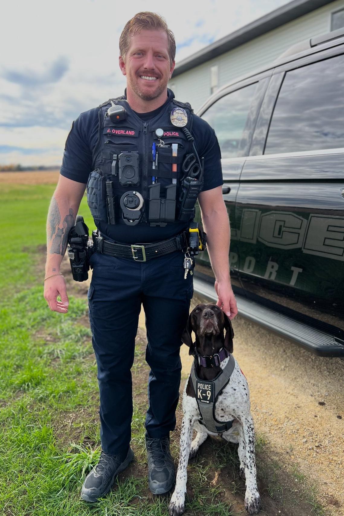 k9 vidam and his handler