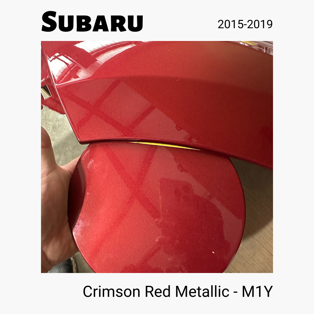 Subaru CRIMSON RED METALLIC M1Y - ReveMoto Custom Paint Match